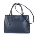 Shoulder Bag Medium Galleria Tote Medium Navy Saffiano Leather