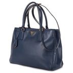 Shoulder Bag Medium Galleria Tote Medium Navy Saffiano Leather