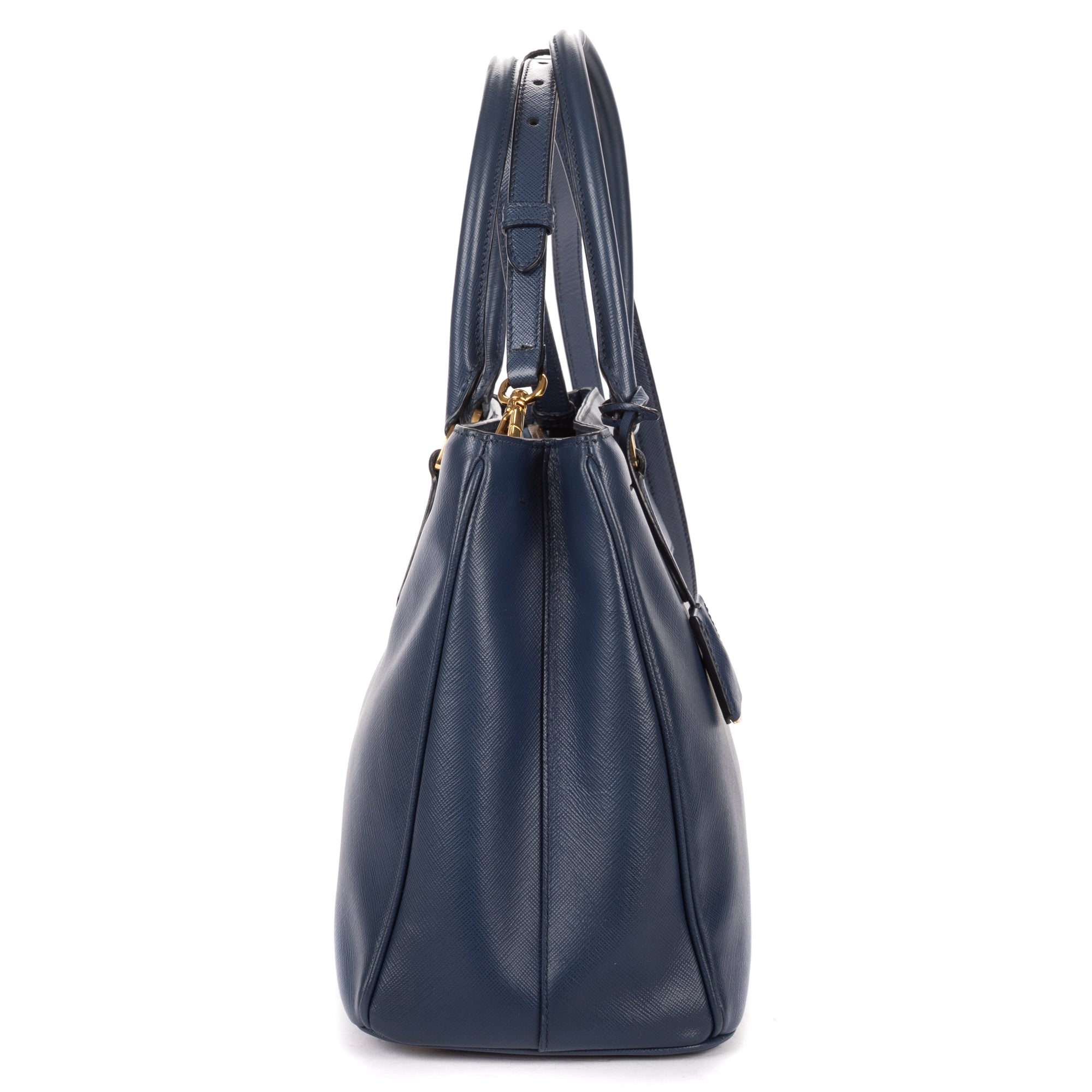 Shoulder Bag Medium Galleria Tote Medium Navy Saffiano Leather