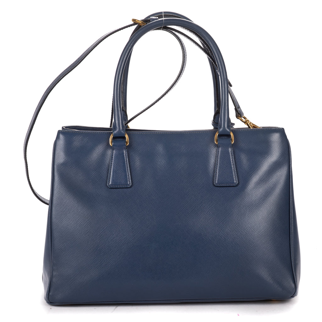 Shoulder Bag Medium Galleria Tote Medium Navy Saffiano Leather