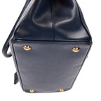 Shoulder Bag Medium Galleria Tote Medium Navy Saffiano Leather