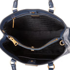 Shoulder Bag Medium Galleria Tote Medium Navy Saffiano Leather