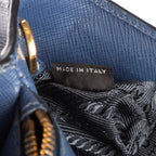 Shoulder Bag Medium Galleria Tote Medium Navy Saffiano Leather