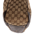 Shoulder Bag Large Web Princy Tote Large Beige Monogrammed Canvas
