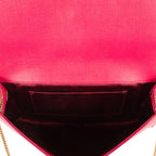 Shoulder Bag Ligne Y Crossbody Pink Calfskin Leather