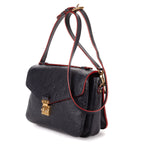 Shoulder Bag Pochette Metis MM Navy Monogram Empreinte Leather