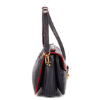 Shoulder Bag Pochette Metis MM Navy Monogram Empreinte Leather
