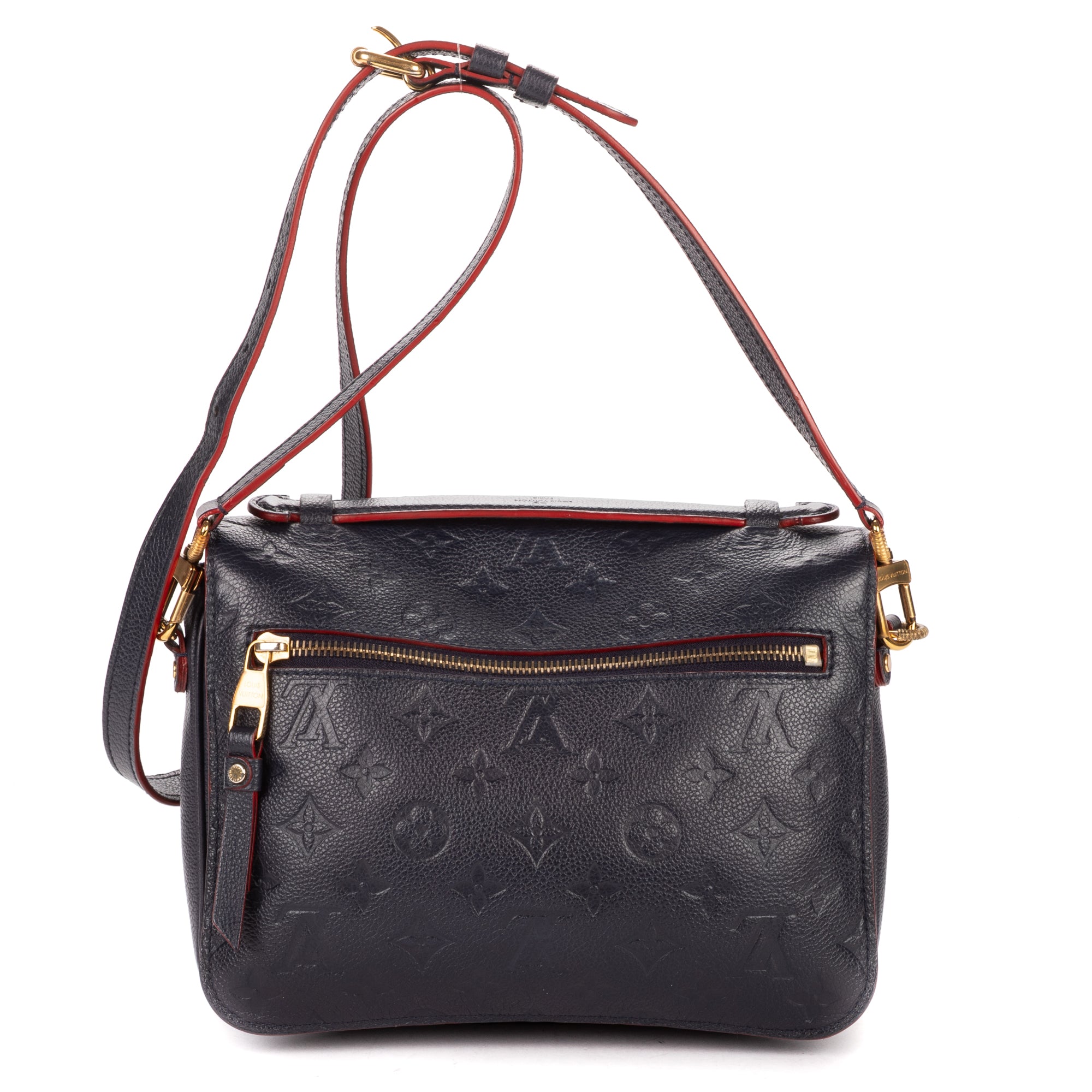 Shoulder Bag Pochette Metis MM Navy Monogram Empreinte Leather