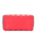 Shoulder Bag Medium Lady Dior Medium Fuchsia Cannage Lambskin Leather