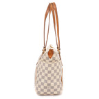 Shoulder Bag Totally PM Ivory Damier Azur