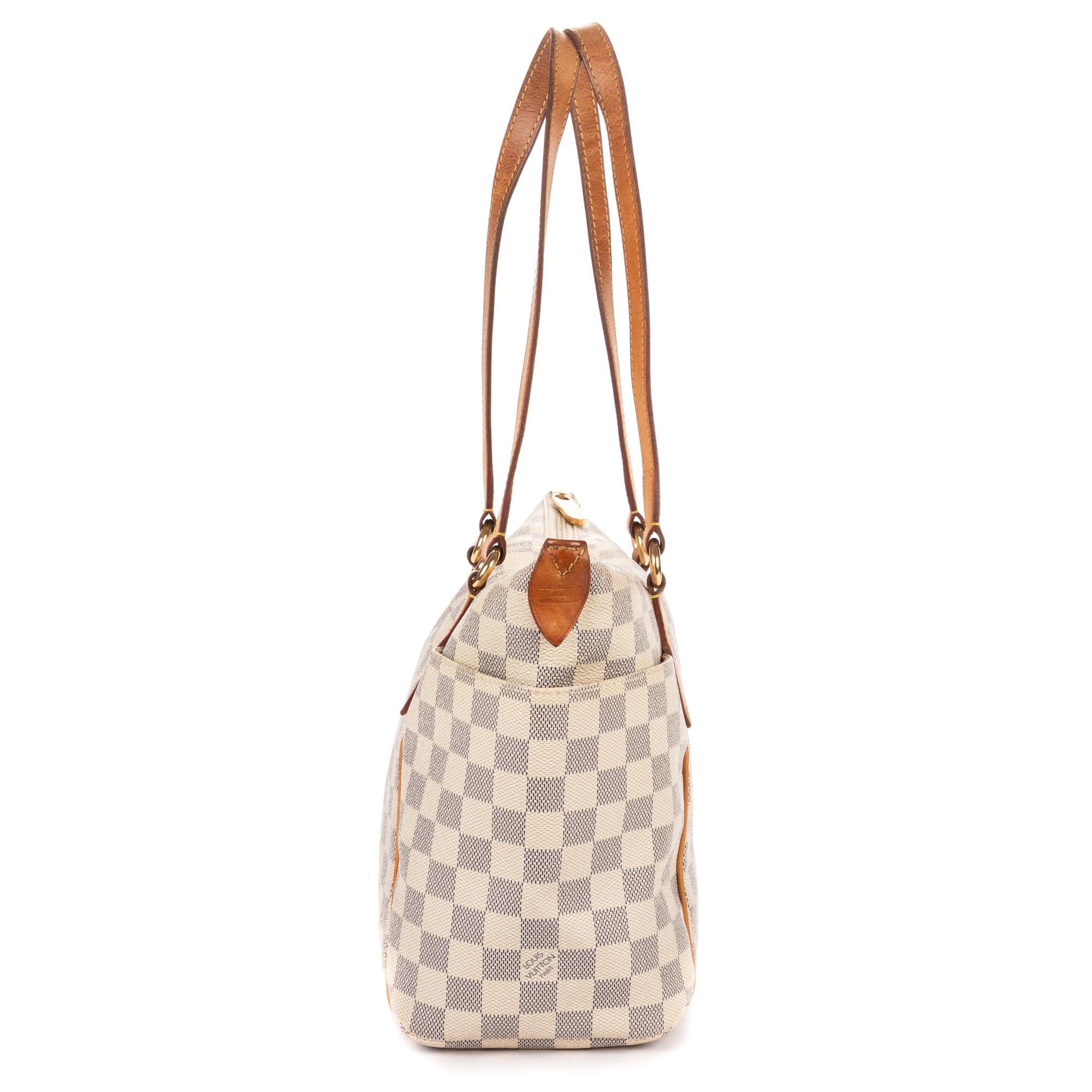 Shoulder Bag Totally PM Ivory Damier Azur