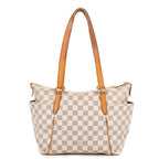 Shoulder Bag Totally PM Ivory Damier Azur
