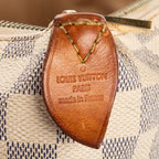 Shoulder Bag Totally PM Ivory Damier Azur