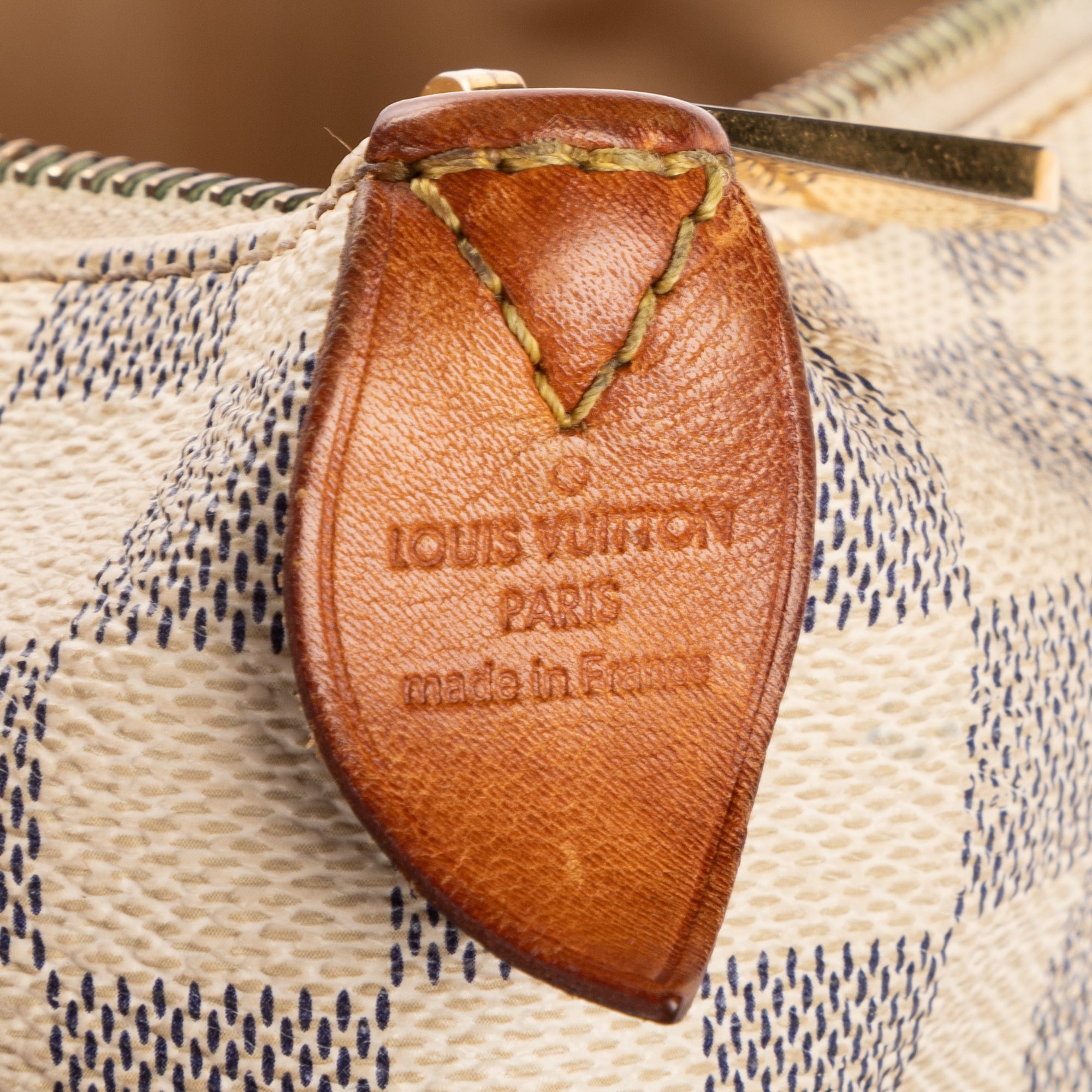 Shoulder Bag Totally PM Ivory Damier Azur