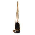 Shoulder Bag Kate Tassel Crossbody Black Smooth Calfskin Leather