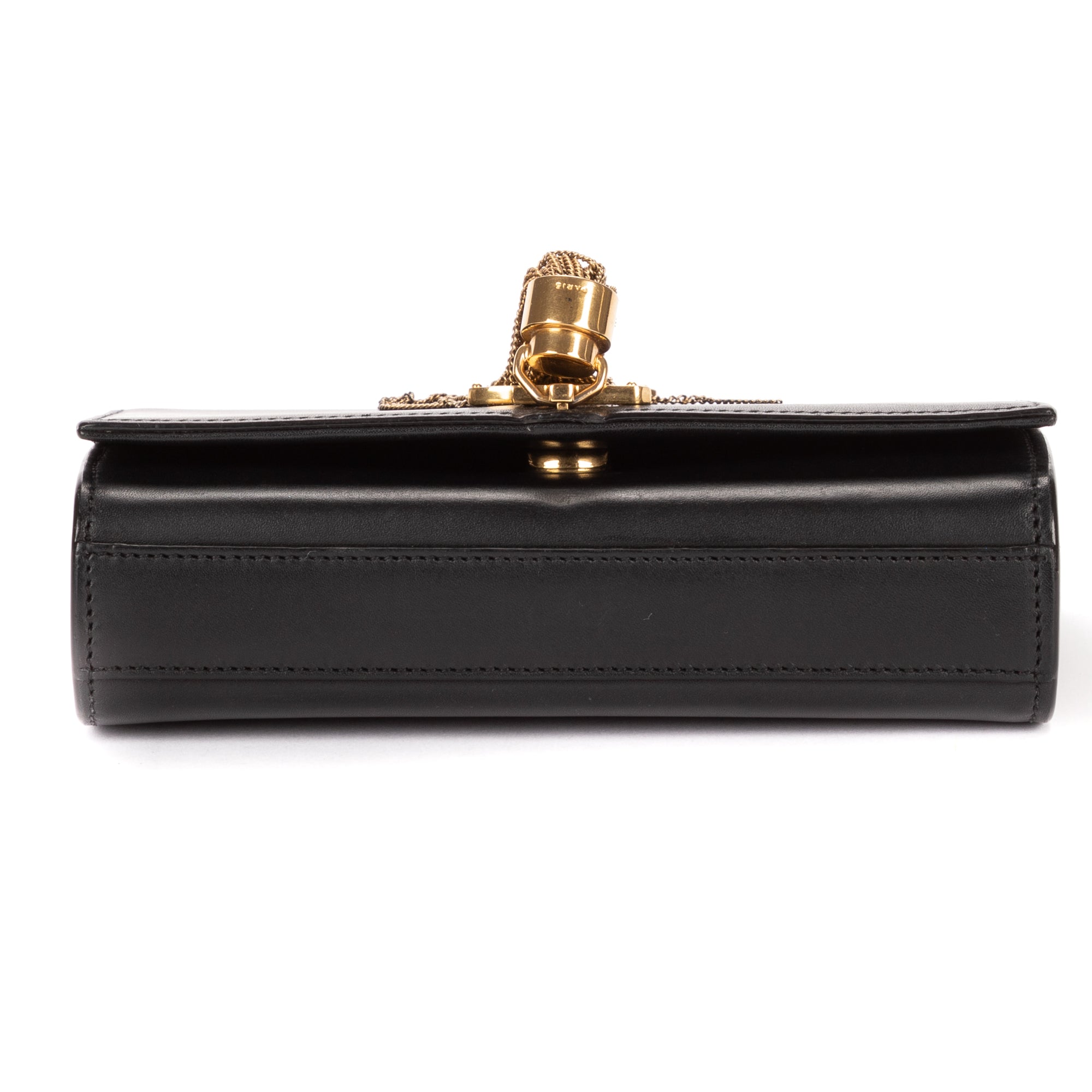 Shoulder Bag Kate Tassel Crossbody Black Smooth Calfskin Leather