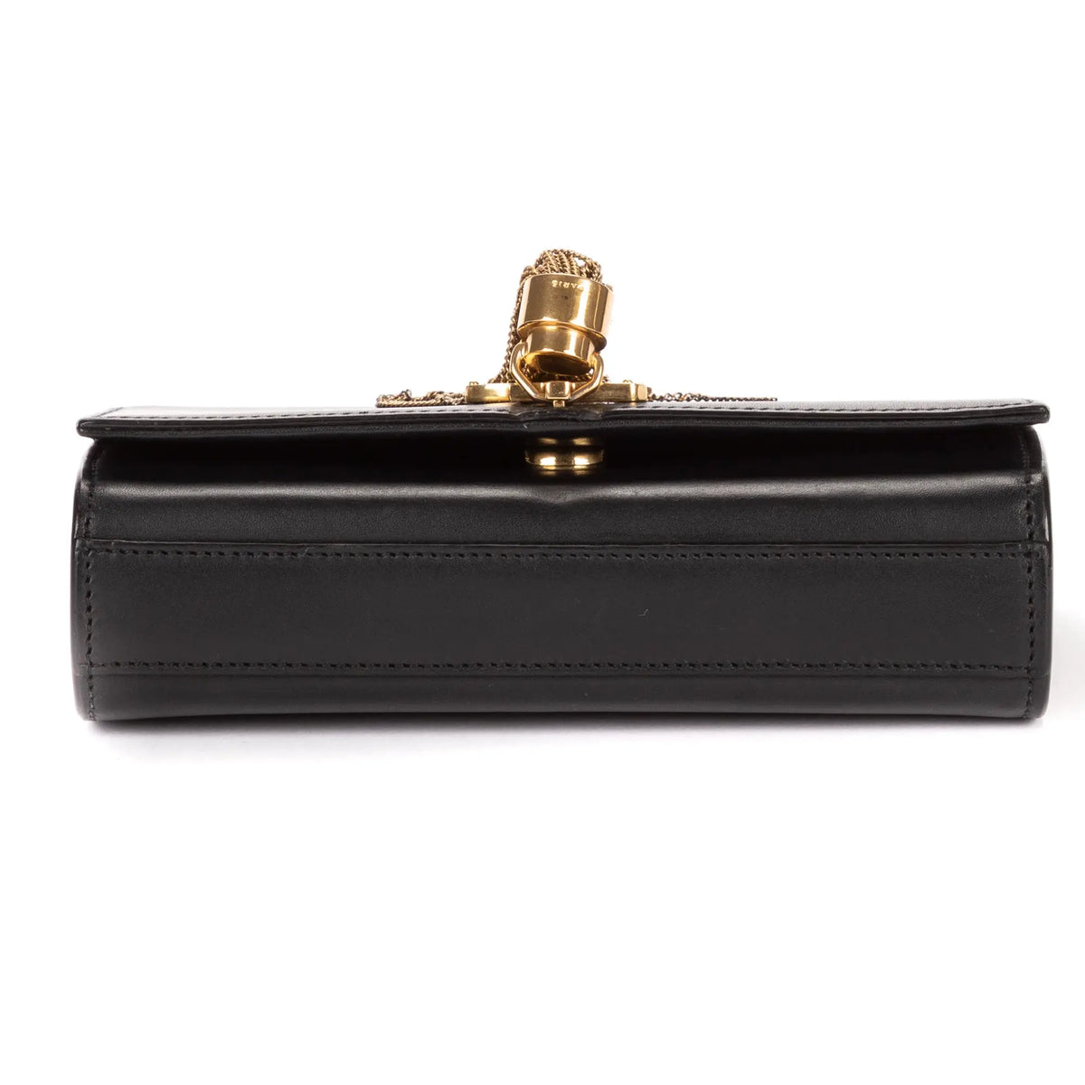 Shoulder Bag Kate Tassel Crossbody Black Smooth Calfskin Leather