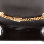 Shoulder Bag Kate Tassel Crossbody Black Smooth Calfskin Leather