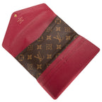 Wallet Emilie Brown Monogram Canvas