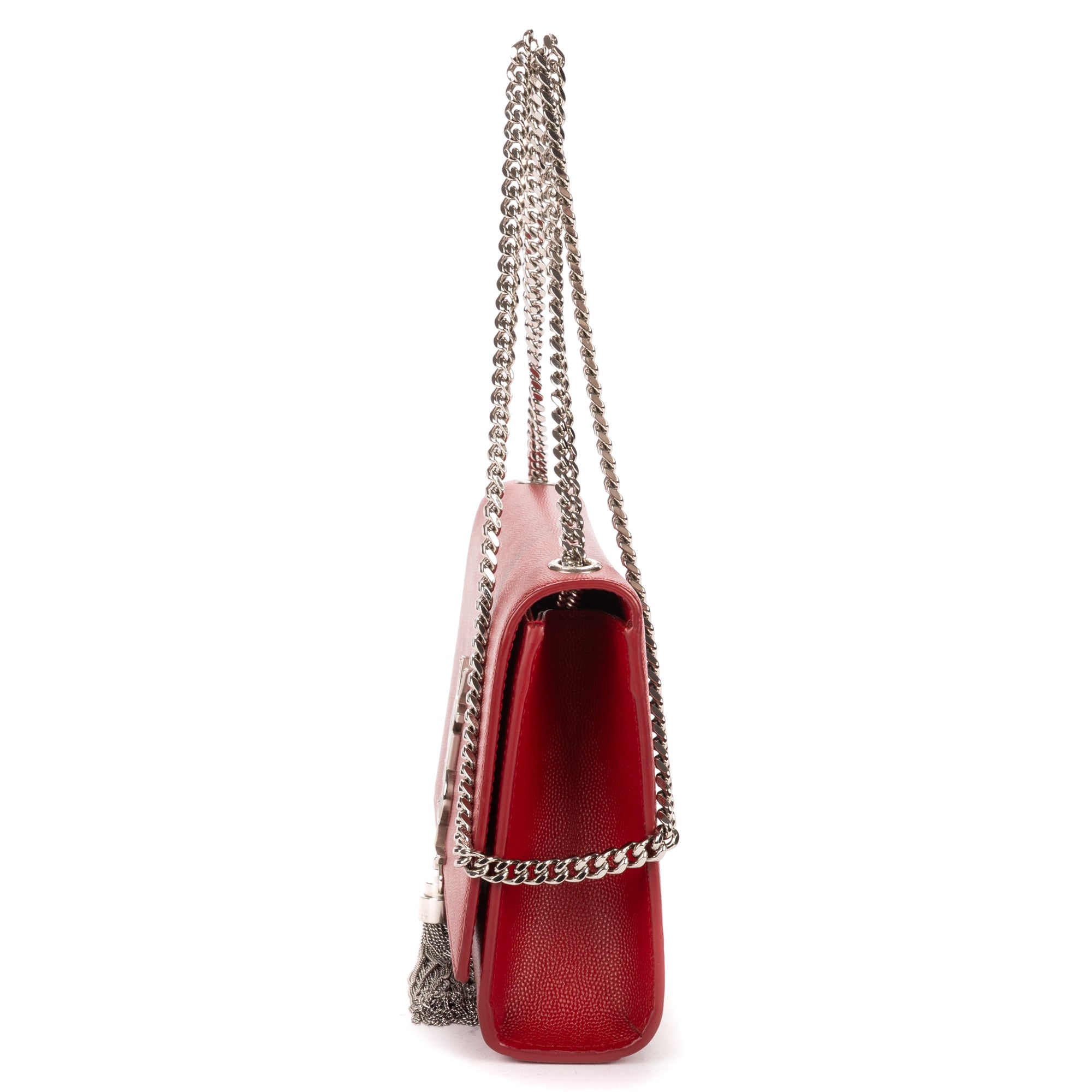 Shoulder Bag Medium Kate Bag Red Grain de Poudre Leather