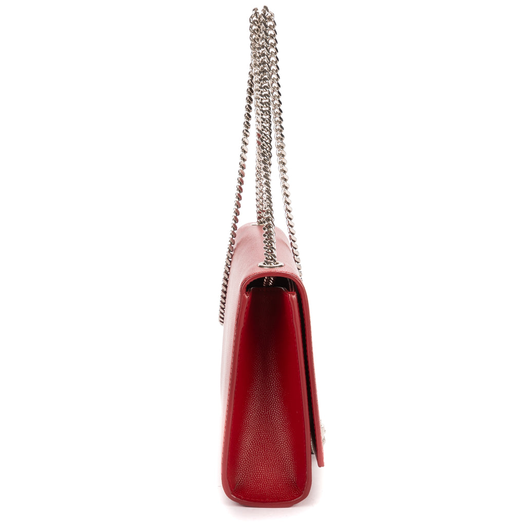 Shoulder Bag Medium Kate Bag Red Grain de Poudre Leather