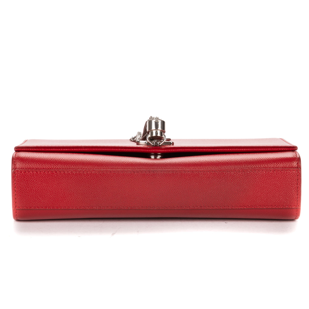 Shoulder Bag Medium Kate Bag Red Grain de Poudre Leather