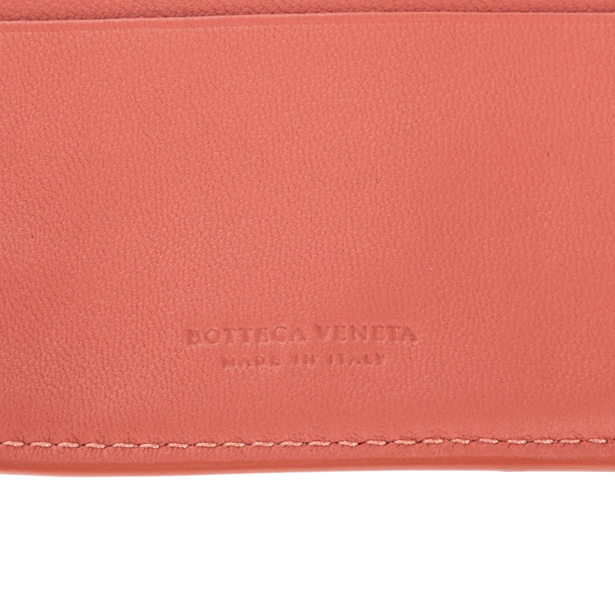 Wallet Continental Wallet Blush Pink Intrecciato Calfskin Leather