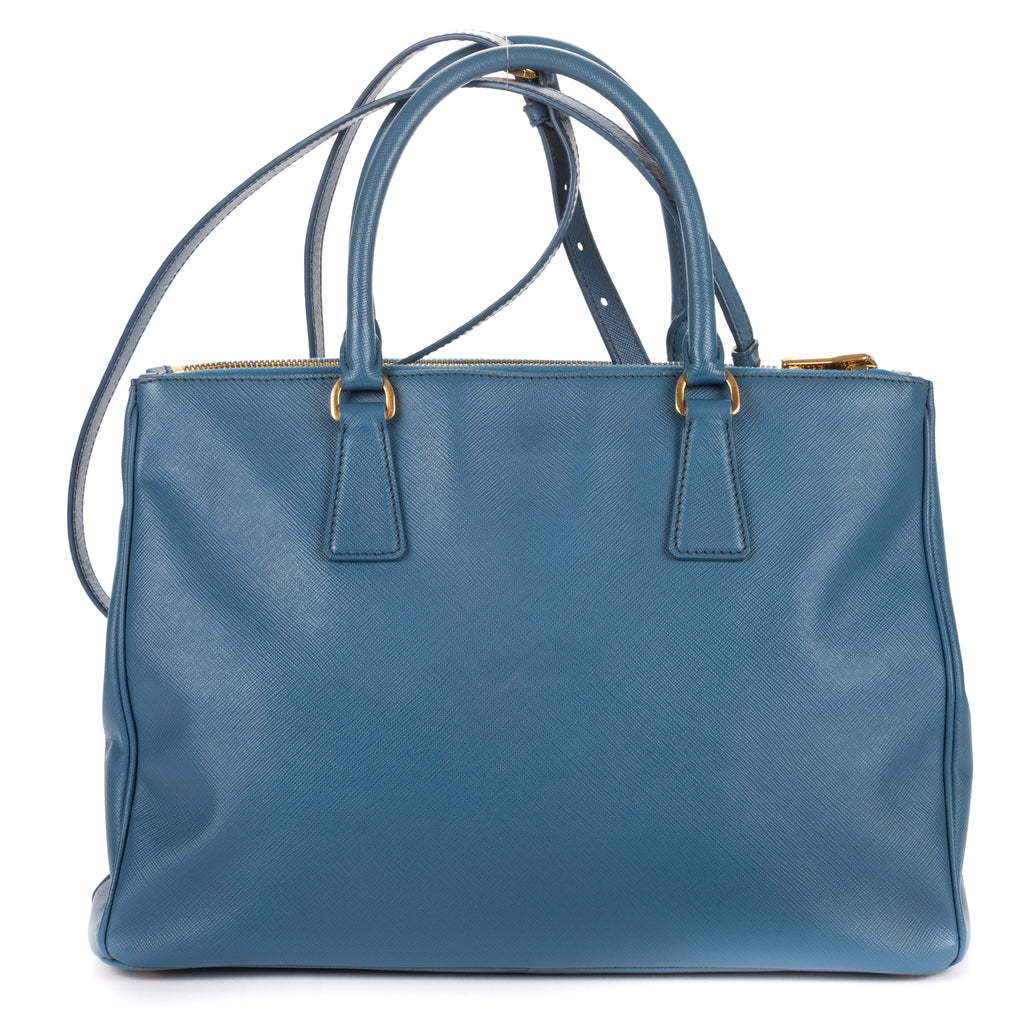 Shoulder Bag Medium Galleria Tote Medium Blue Saffiano Leather