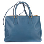 Shoulder Bag Medium Galleria Tote Medium Blue Saffiano Leather