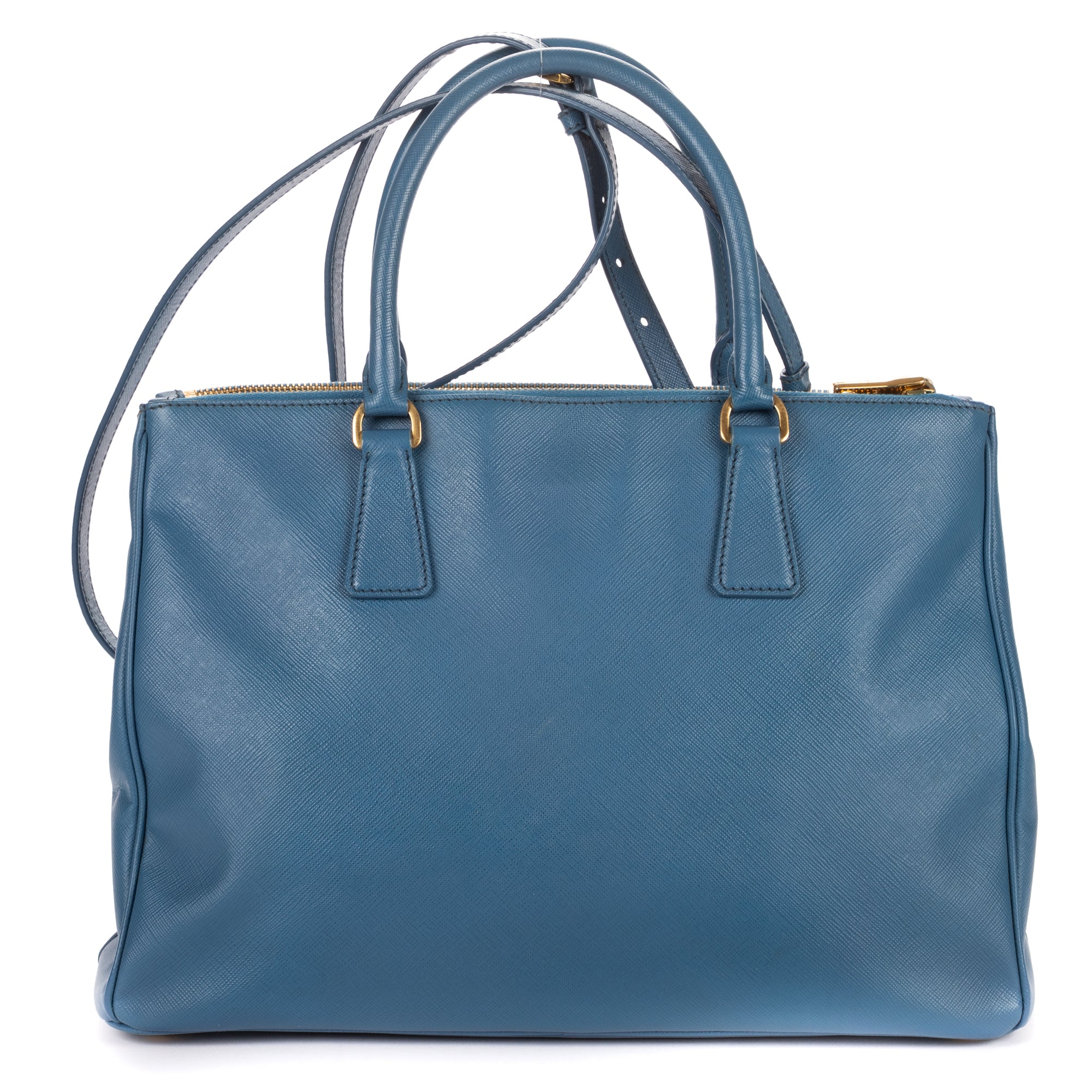 Shoulder Bag Medium Galleria Tote Medium Blue Saffiano Leather