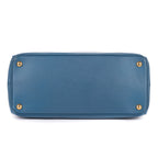 Shoulder Bag Medium Galleria Tote Medium Blue Saffiano Leather