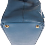 Shoulder Bag Medium Galleria Tote Medium Blue Saffiano Leather