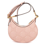 Shoulder Bag Double G Crossbody Small Light Pink GG Matelasse Leather