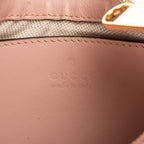 Shoulder Bag Double G Crossbody Small Light Pink GG Matelasse Leather