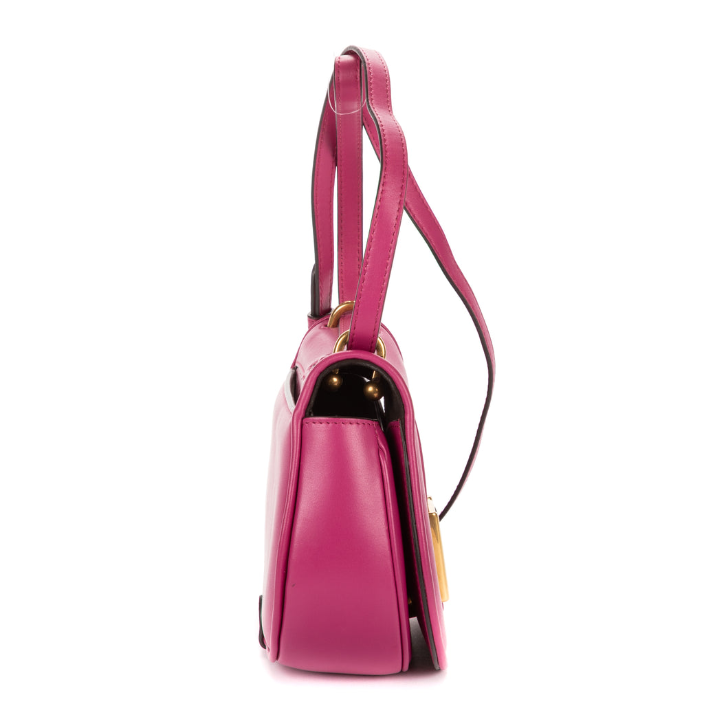 Shoulder Bag Small C'mon Crossbody Small Pink Smooth Calfskin Leather