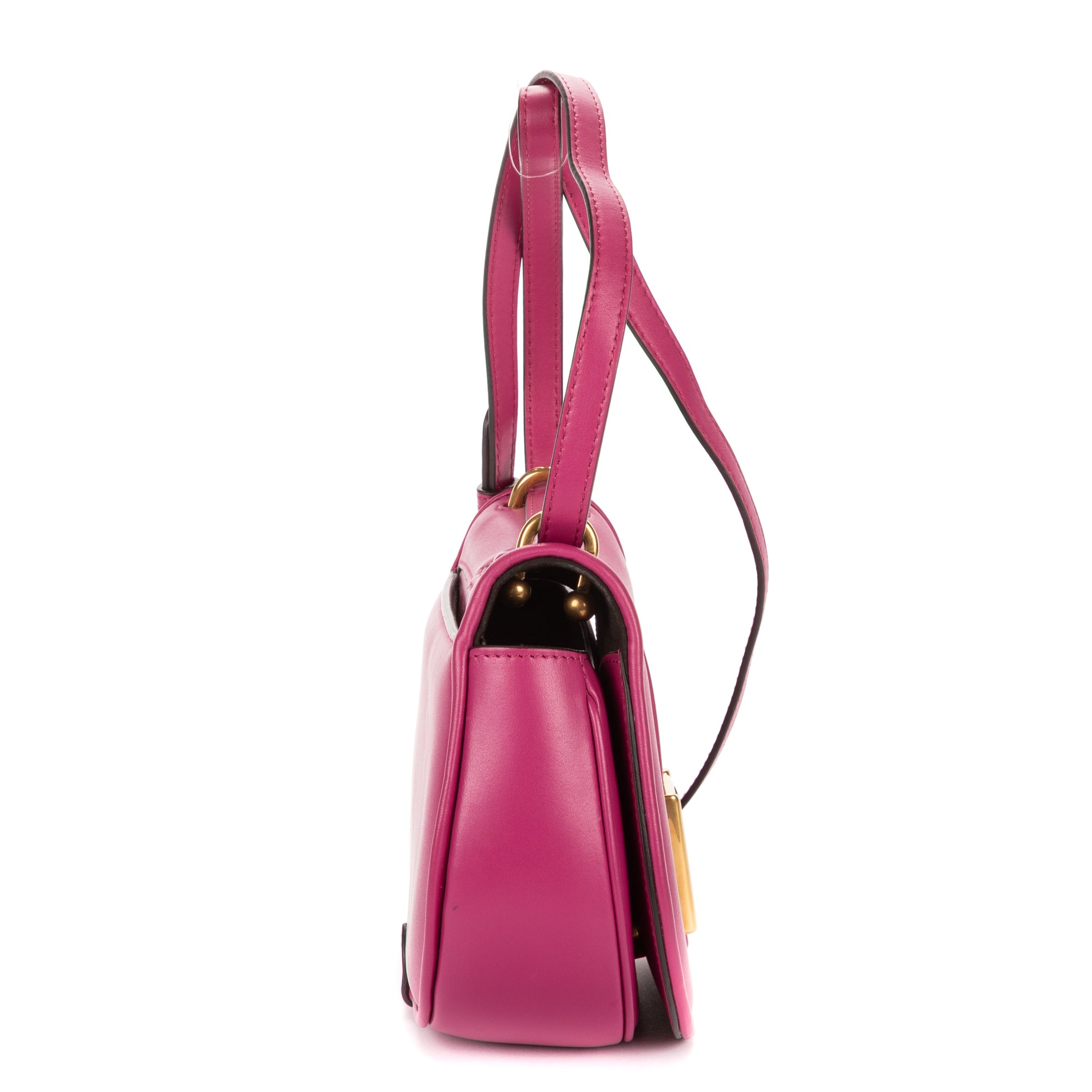 Shoulder Bag Small C'mon Crossbody Small Pink Smooth Calfskin Leather