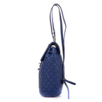 Backpack Urban Spirit Backpack Large Blue Quilted Lambskin Leather