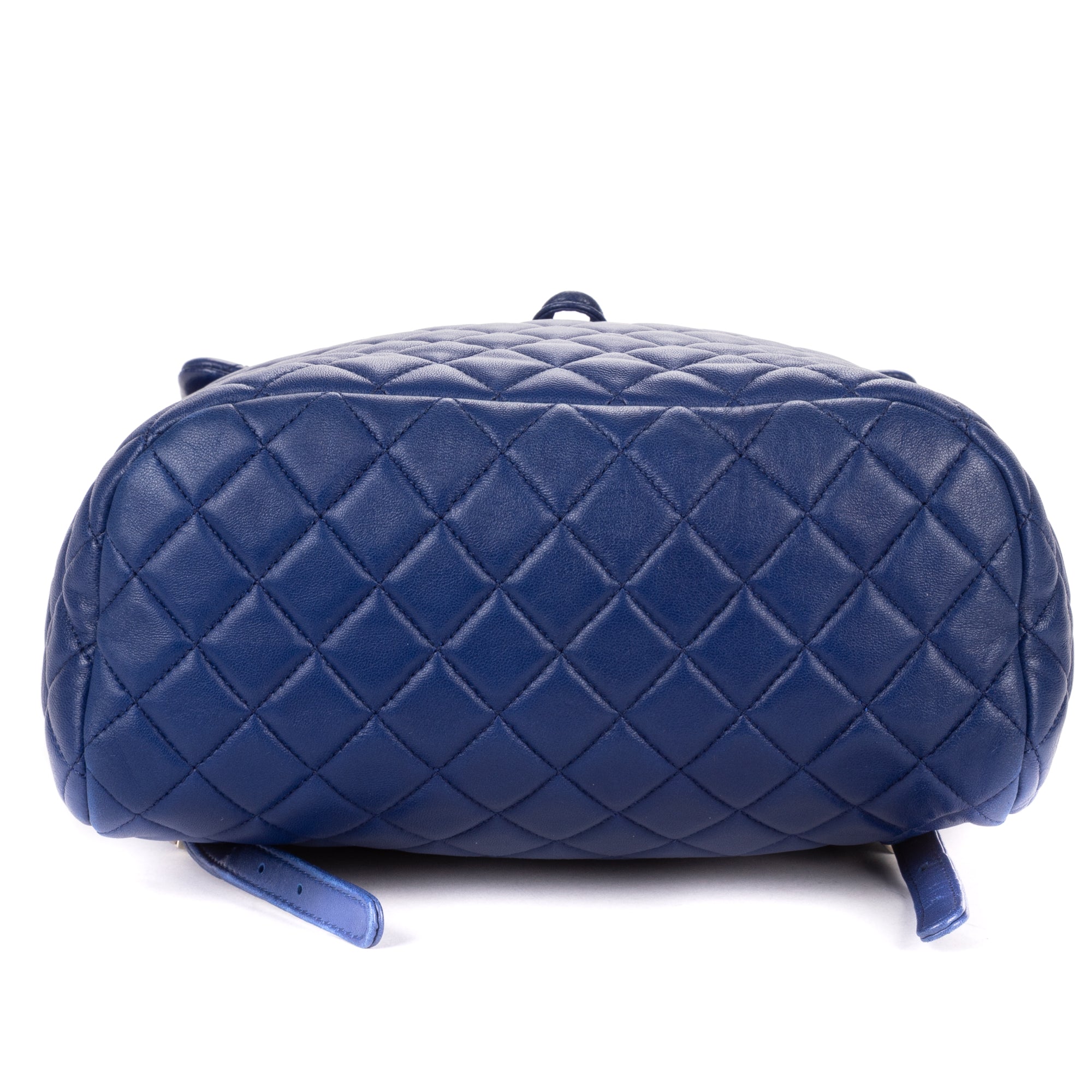 Backpack Urban Spirit Backpack Large Blue Quilted Lambskin Leather