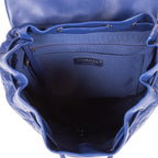 Backpack Urban Spirit Backpack Large Blue Quilted Lambskin Leather