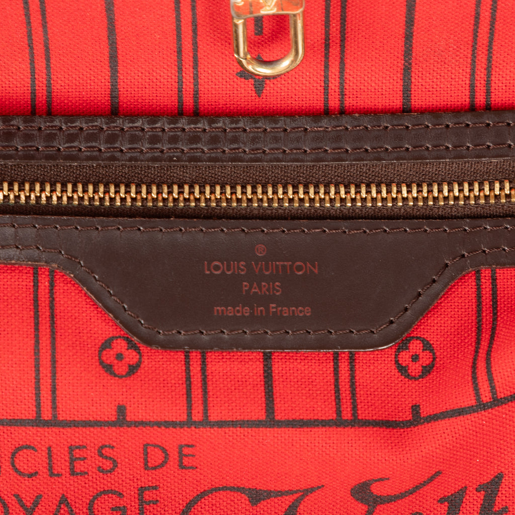 Shoulder Bag Neverfull MM Dark Brown Damier Ebene