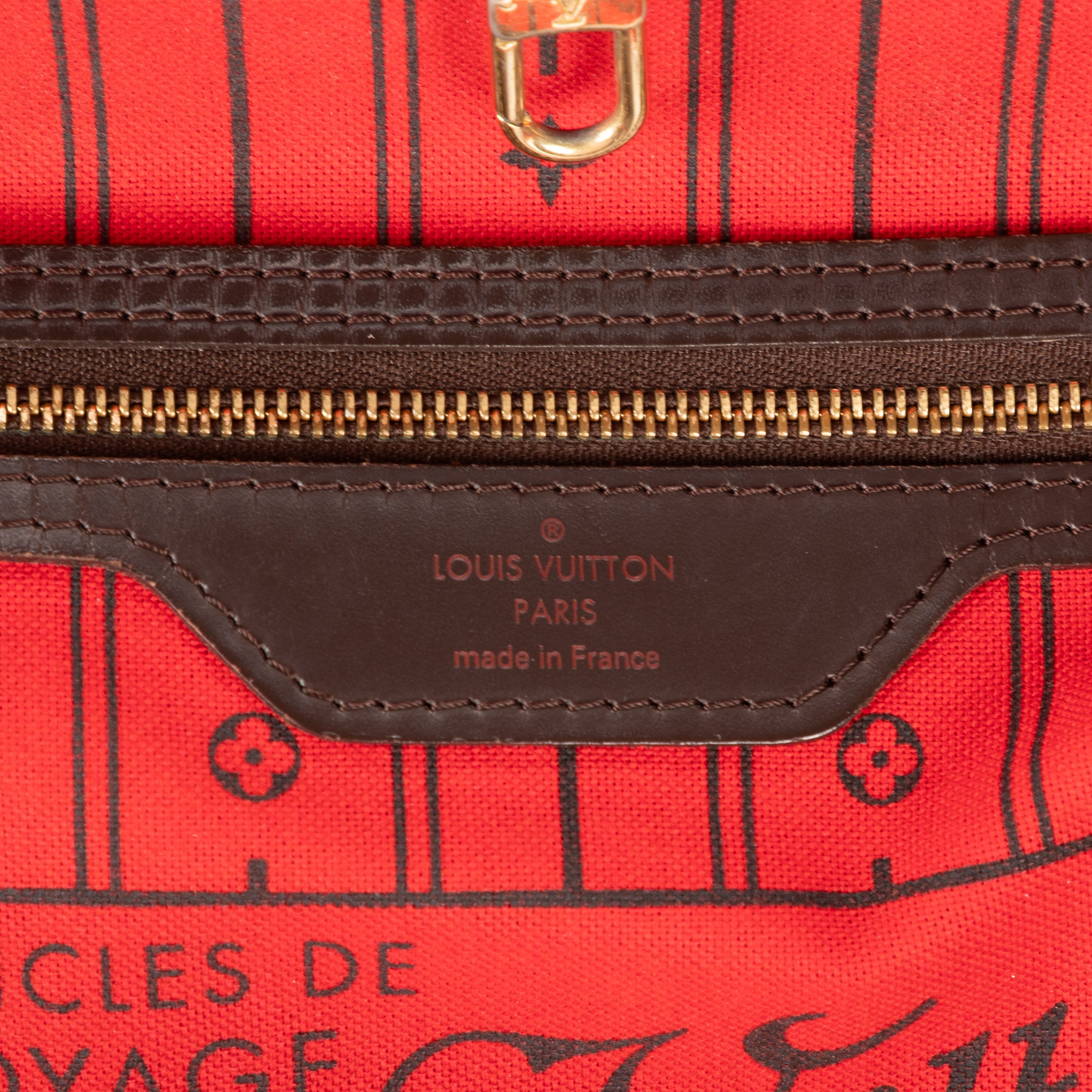 Shoulder Bag Neverfull MM Dark Brown Damier Ebene