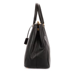 Shoulder Bag Large Galleria Double Zip Tote Large Black Saffiano Lux Leather
