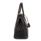 Shoulder Bag Large Galleria Double Zip Tote Large Black Saffiano Lux Leather