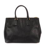 Shoulder Bag Large Galleria Double Zip Tote Large Black Saffiano Lux Leather