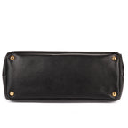 Shoulder Bag Large Galleria Double Zip Tote Large Black Saffiano Lux Leather