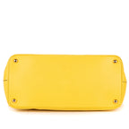 Shoulder Bag Large Galleria Double Zip Tote Large Yellow Saffiano Lux Leather