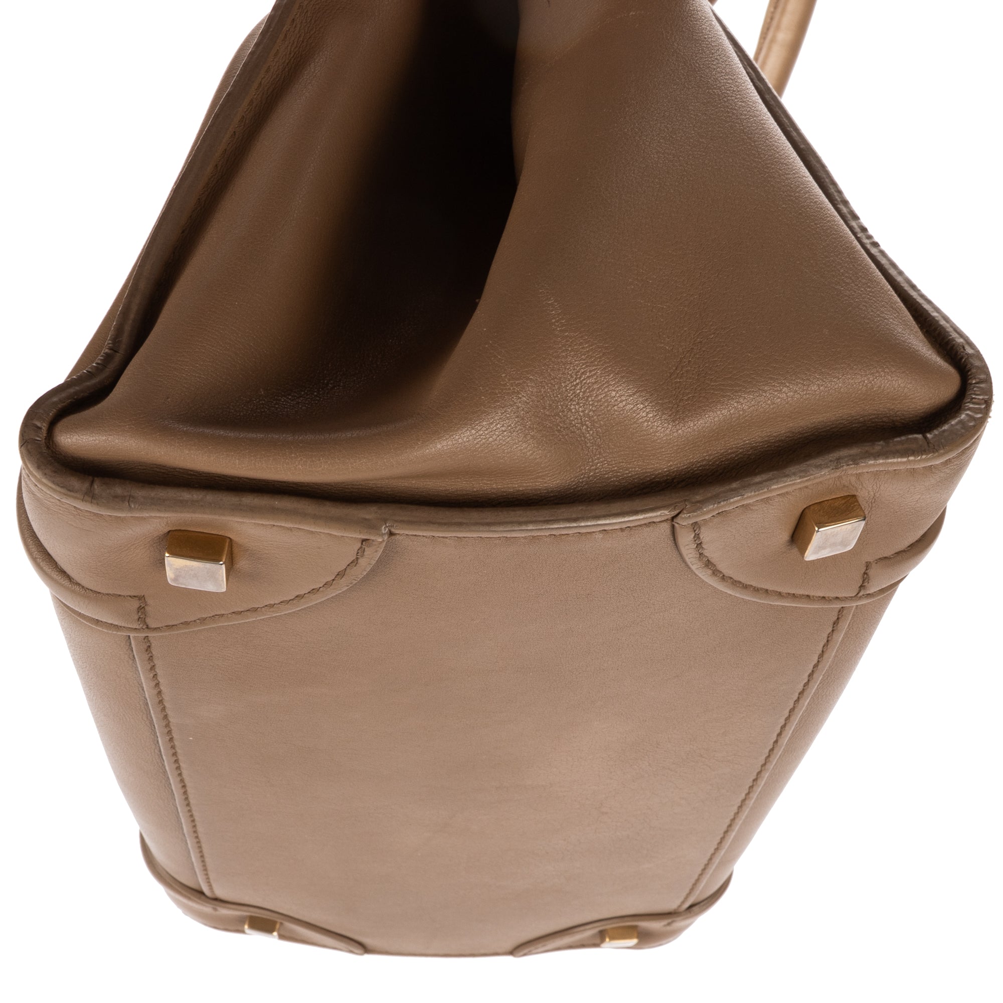 Handbag Medium Phantom Luggage Medium Beige Calfskin Leather