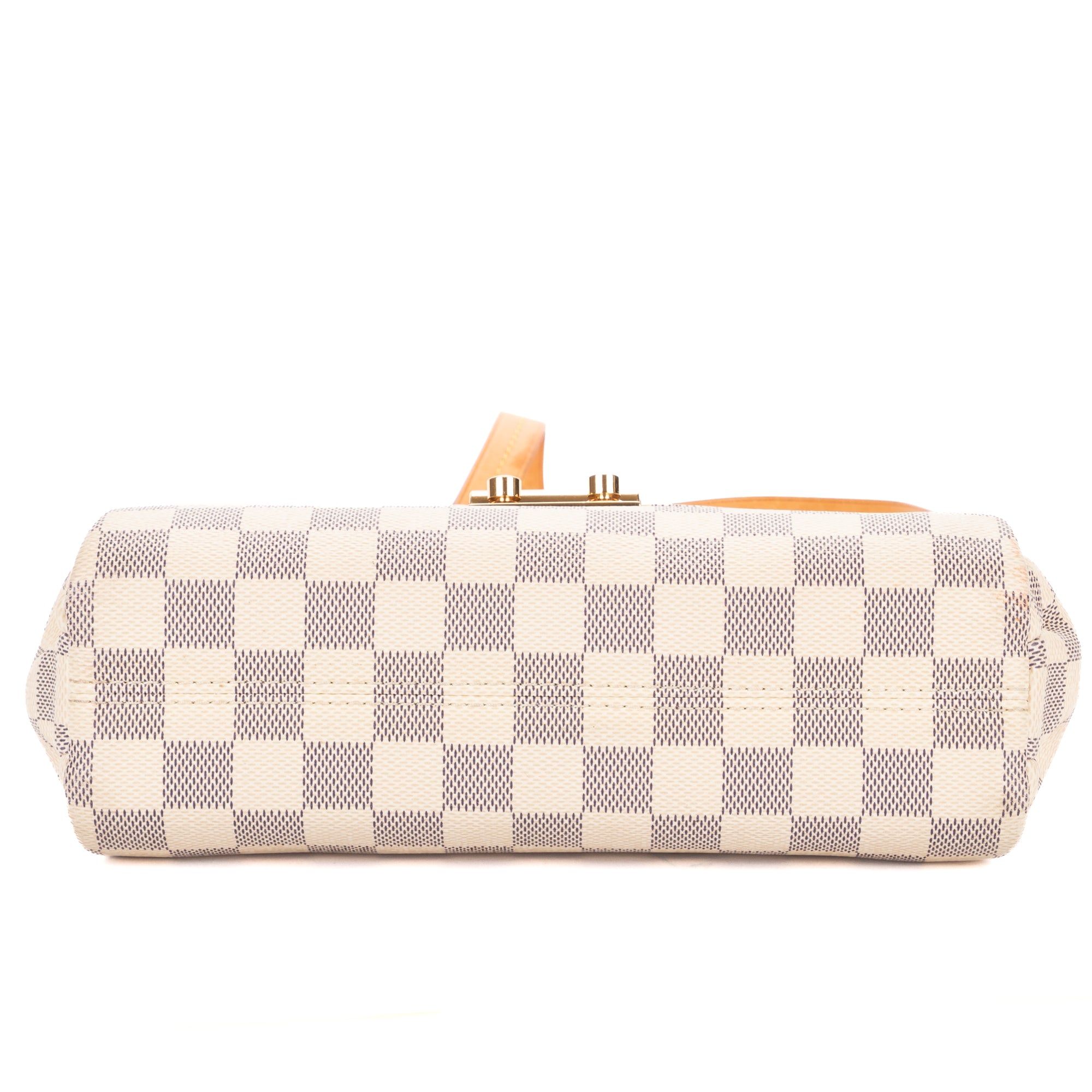 Shoulder Bag Croisette PM Ivory Damier Azur