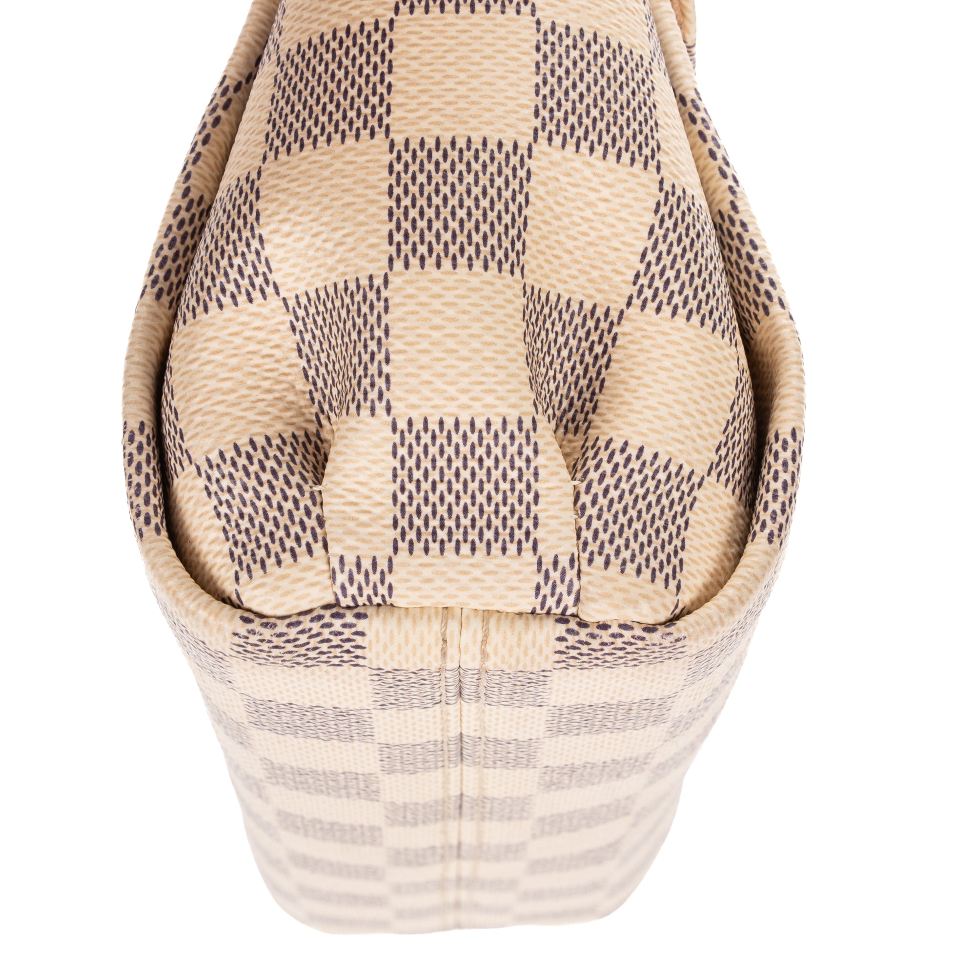 Shoulder Bag Croisette PM Ivory Damier Azur