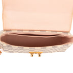 Shoulder Bag Croisette PM Ivory Damier Azur